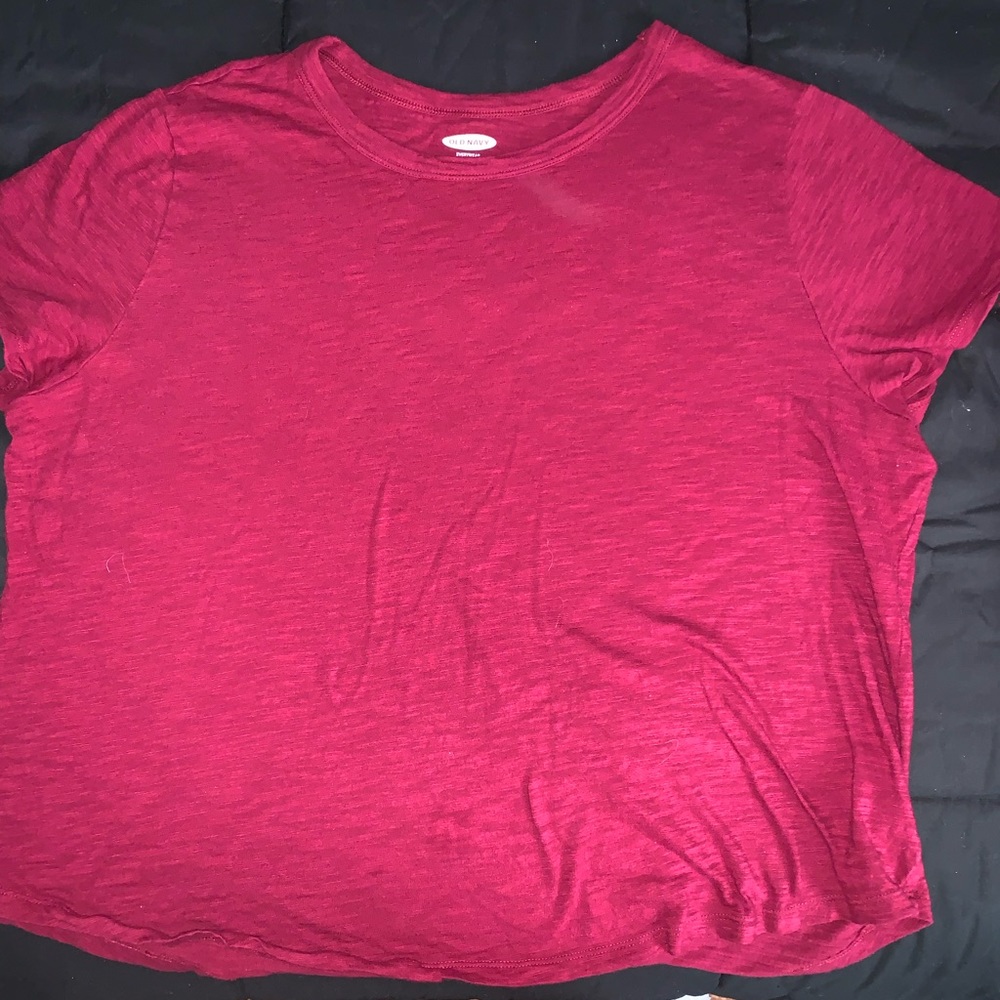 Old Navy Burgundy Tee